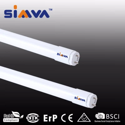 Simva Glass Tube T8 LED Tube Light 15W (32W halogen tube Equivalent) 1250lm 3000-6500K Icdriver IP20 G13 320degree with Ce Approved