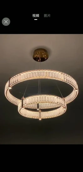 Jing Tai Lighting Modern Decorative LED Crystal Chandelier Indoor LED Crystal Chandelier Room Bedroom Ceiling Lamp